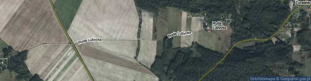 Zdjęcie satelitarne Ruda Lubycka ul.